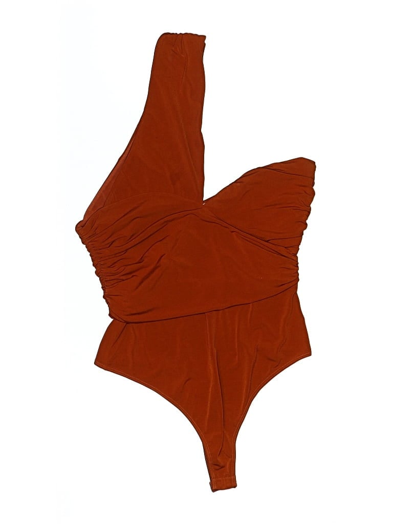 Pre-owned Lovers & Friends Bodysuit In Orange