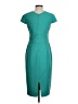 Donna Morgan Solid Teal Cocktail Dress Size 4 - photo 2