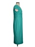 Donna Morgan Solid Teal Cocktail Dress Size 4 - photo 4