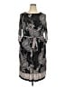 Sandra Darren Paisley Black Casual Dress Size 18 - photo 1
