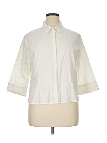 Croft & Barrow 3/4 Sleeve Button-Down Shirt (view 1)