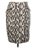 MICHAEL Michael Kors Animal Print Silver Casual Skirt Size 4 - photo 1