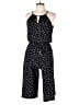 London Times Polka Dots Black Jumpsuit Size 8 Petite - photo 1