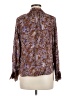Democracy 100% Rayon Paisley Brown Long Sleeve Blouse Size M - photo 2