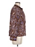 Democracy 100% Rayon Paisley Brown Long Sleeve Blouse Size M - photo 4