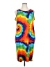NYC Tie-dye Orange Casual Dress Size 3X - photo 1