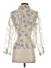 Bamboo Traders Floral Ivory Long Sleeve Blouse Size S (petite) - photo 2
