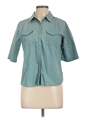 Charter Club 3/4 Sleeve Button-Down Shirt (view 1)