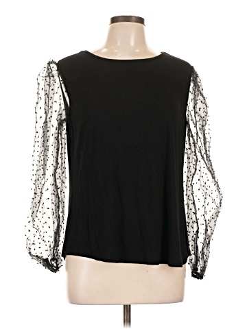 Cha Cha Vente Long Sleeve Blouse (view 1)