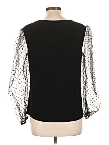 Cha Cha Vente Long Sleeve Blouse (view 2)