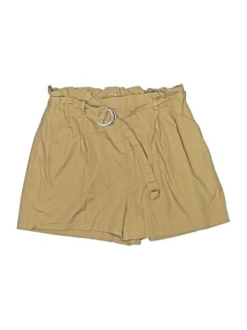 Zara Khaki Shorts (view 1)