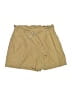 Zara Solid Tan Khaki Shorts Size S - photo 1