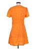 Cotton On 100% Polyester Polka Dots Orange Casual Dress Size S - photo 2