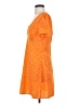 Cotton On 100% Polyester Polka Dots Orange Casual Dress Size S - photo 5