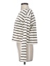LE BOP 100% Cotton Stripes Ivory Turtleneck Sweater Size S - photo 5