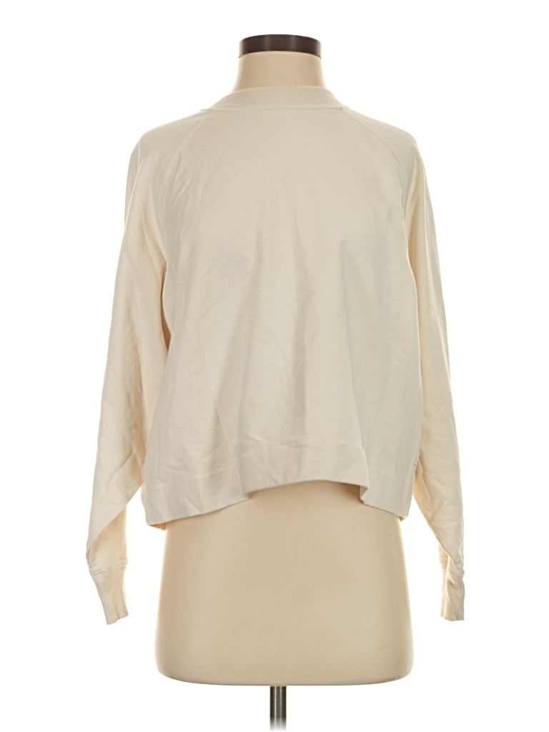 Pre-owned Vuori Long Sleeve Turtleneck In Ivory