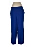 AK Anne Klein Solid Blue Active Pants Size L - photo 1
