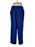 AK Anne Klein Solid Blue Active Pants Size L - photo 2