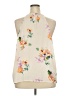 Papermoon 100% Polyester Ivory Sleeveless Blouse Size 3X - photo 2