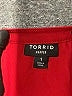Torrid 100% Polyester Red Short Sleeve Blouse Size 1X Plus (1) - photo 7