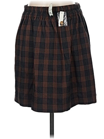 Madewell Plaid Double-Breasted Mini Skirt (view 2)