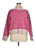 Maeve Stripes Pink Pullover Sweater Size XL - photo 1