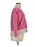 Maeve Stripes Pink Pullover Sweater Size XL - photo 4