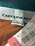 Caroline Rose 100% Silk Color Block Teal 3/4 Sleeve Silk Top Size L - photo 6