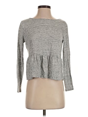 Madewell Modern Linen Flare-Hem Tee (view 1)