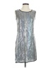 Chan Luu Metallic Silver Cocktail Dress Size S - photo 1