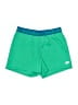 New Balance 100% Polyester Color Block Green Athletic Shorts Size 10 - 12 - photo 1