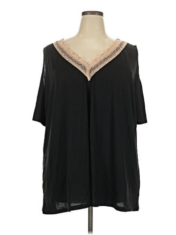 BLOOMCHIC Short Sleeve Blouse (view 1)