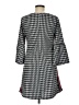No Comment Houndstooth Gray Casual Dress Size M - photo 2