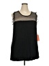 Loveappella Black Sleeveless Top Size 3X - photo 1