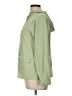Laundry by Shelli Segal Solid Green Raincoat Size L - photo 5
