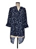 Cocomo Polka Dots Blue Short Sleeve Blouse Size M - photo 1