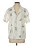 Assorted Brands 100% Cotton Ivory Short Sleeve Button-Down Shirt Size S - photo 1