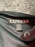 Express 100% Polyester Solid Black Romper Size S - photo 4