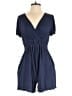 Isabel Solid Blue Romper Size S - photo 1