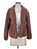 14th & Union 100% Polyester Brown Cardigan Size XS - photo 1