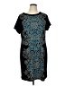 Dana Buchman Paisley Blue Cocktail Dress Size XL - photo 1
