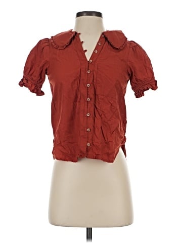 Pilcro Short Sleeve Blouse (view 1)