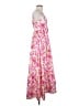 Unbranded 100% Polyester Floral Pink Casual Dress Size S - photo 4