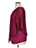 AGB 100% Polyester Burgundy 3/4 Sleeve Blouse Size 1X - photo 5