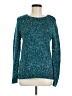 St. John's Bay Tweed Teal Pullover Sweater Size M - photo 1