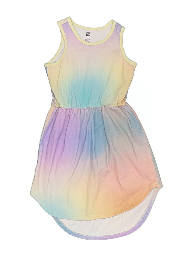 Pre-owned Tea Kids' Dress In Yellow