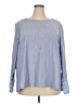 Alexander Jordan Blue Long Sleeve Blouse Size 2X - photo 1