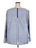 Alexander Jordan Blue Long Sleeve Blouse Size 2X - photo 2