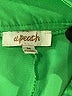 Peach Solid Green Casual Pants Size M - photo 7