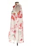 Connected Apparel 100% Polyester Floral Ivory Casual Dress Size 10 - photo 5